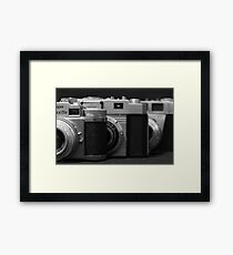 35mm. film trio Framed Print