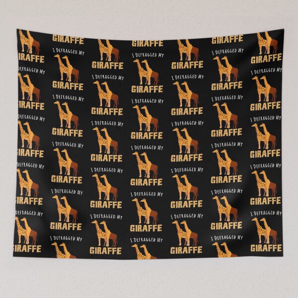 Item preview, I Defragged My Giraffe Computer IT PC designed and sold by MooonTees.