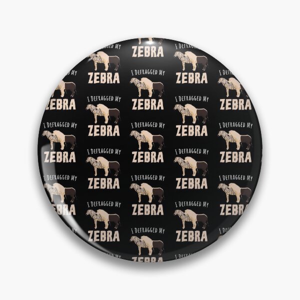 Item preview, I Defragged My Zebra Computer IT PC designed and sold by MooonTees.