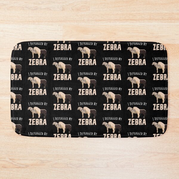 Item preview, I Defragged My Zebra Computer IT PC designed and sold by MooonTees.