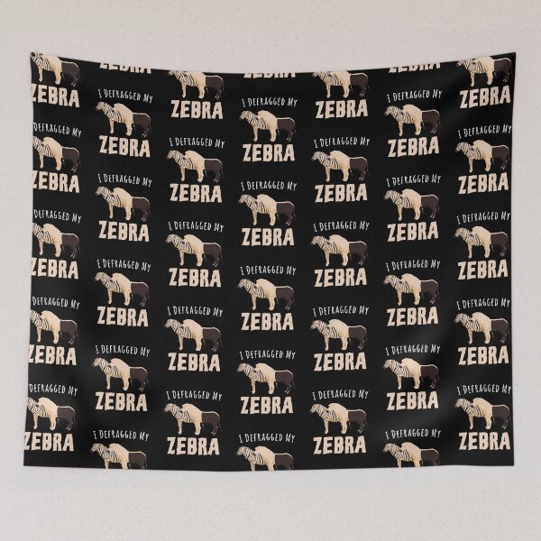 Item preview, I Defragged My Zebra Computer IT PC designed and sold by MooonTees.