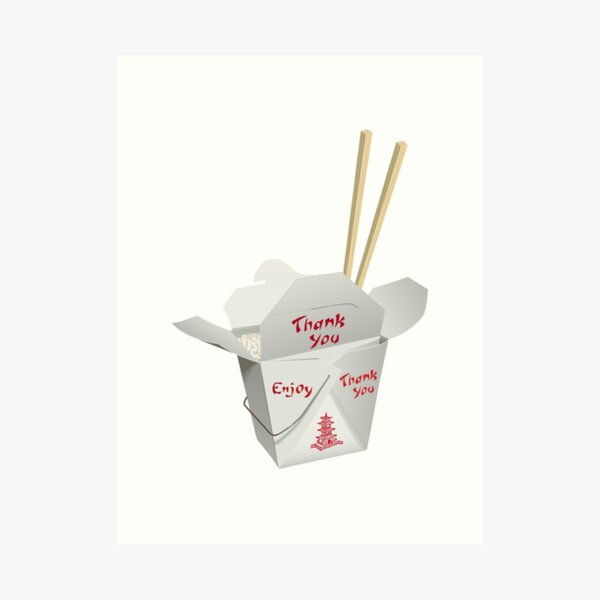 Chinese Food Art Print