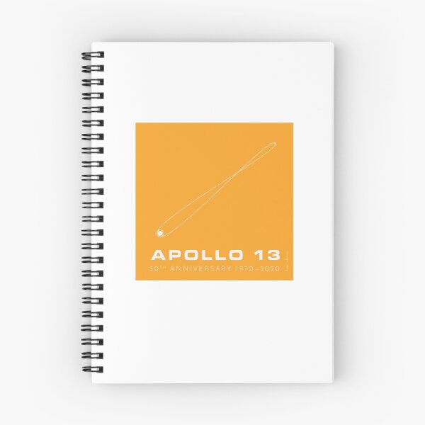 Artikelvorschau, Apollo 13 50. Jahrestag, Flugbahn, orange entworfen und verkauft von Markadesign.