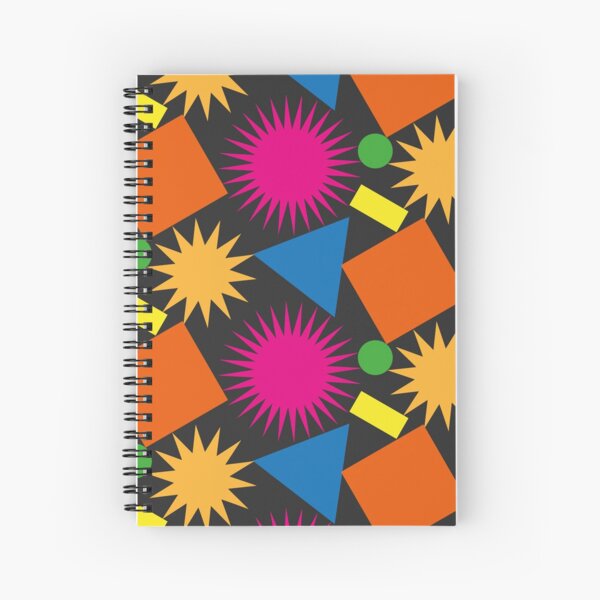 Geometric Chaos Spiral Notebook