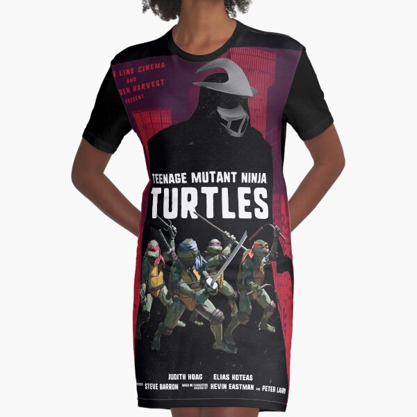 American Thrift X Teenage Mutant Ninja Turtles Poster V1 Vintage T-Shirt  Vintage Black