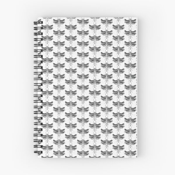 Item preview, Checkered Dragonflies - Black, White, & Gray designed and sold by ReviveMind.