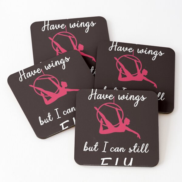 Item preview, I May Not Have Wings But I Can Still Fly, Aerialist Quote, Circus, Funny Lyra, Aerial Hoop Aerial Silk designed and sold by Aerial Addicts.