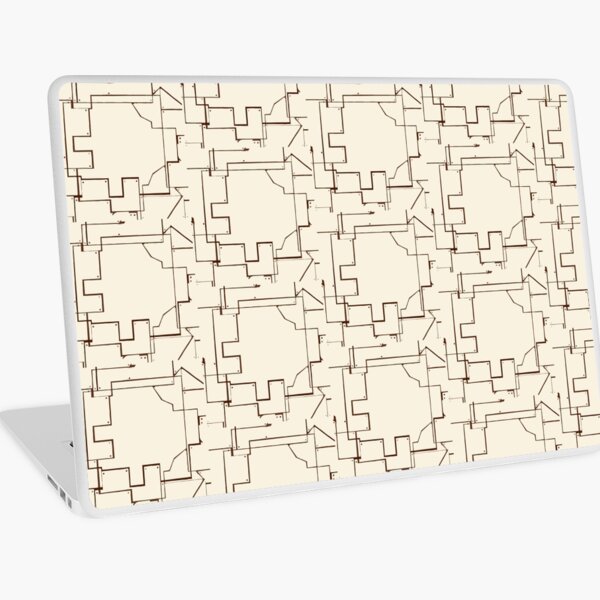 Aperçu de l'œuvre Graphisme lignes croisées sur fond beige créée et vendue par Carré Comme Orange.
