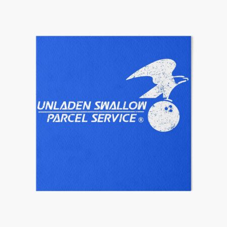 Unladen Swallow Parcel Service Art Board Print