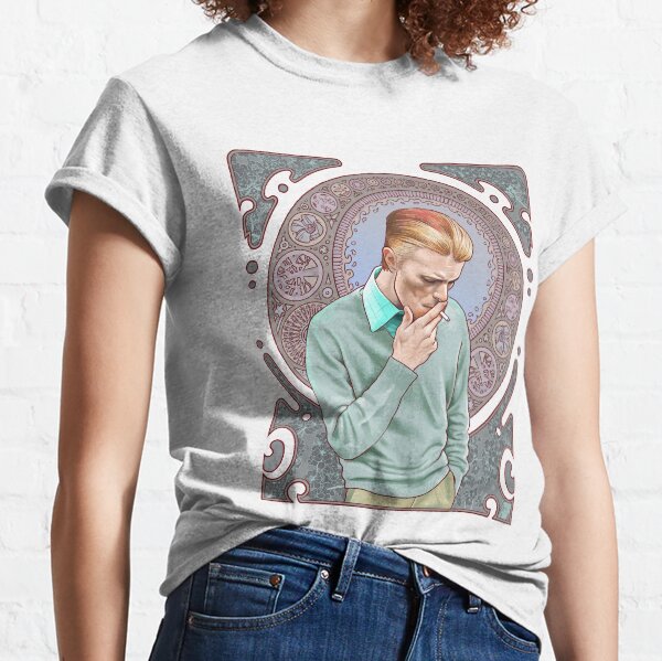 David Bowie in Mucha Classic T-Shirt