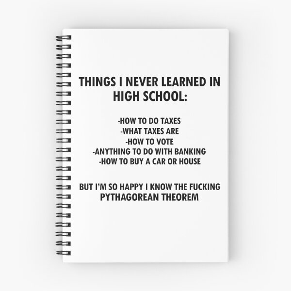 Item preview, Things I never learned in High School designed and sold by poppyflower.