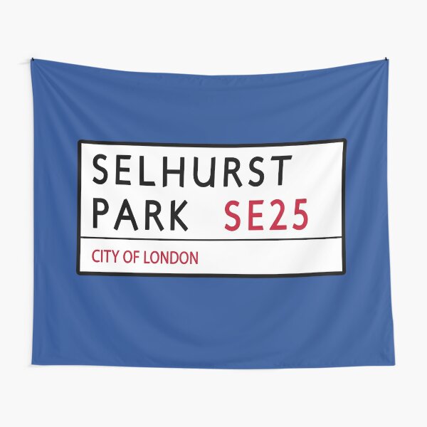Selhurst Park Road Sign Tapestry