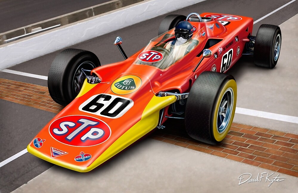 "Lotus Indy 500 Turbine Wedge" by davidkyte Redbubble
