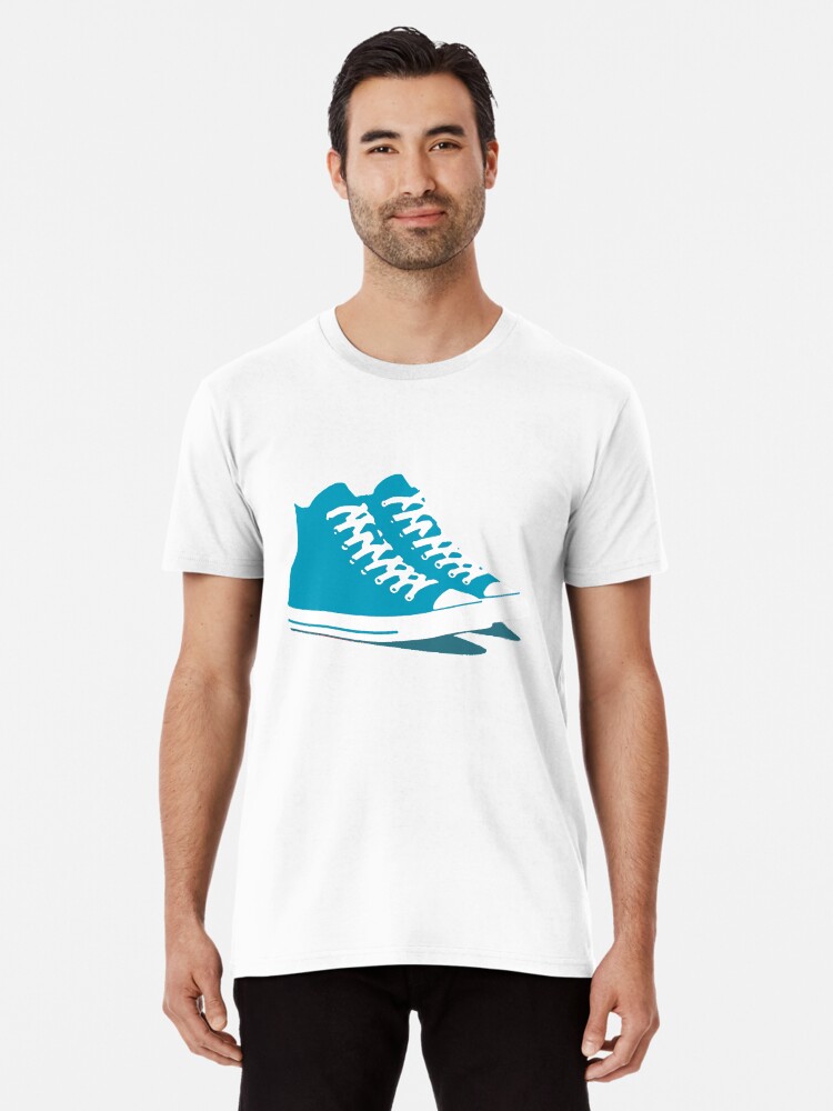 blue converse t shirt