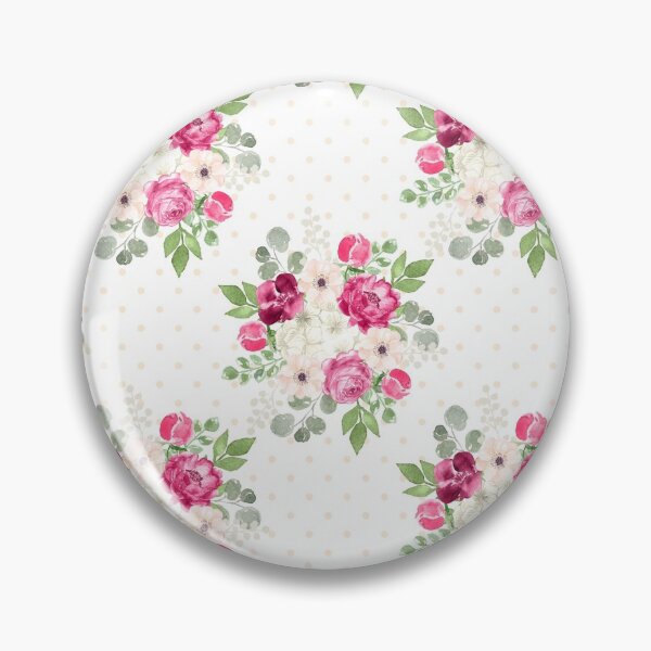 Artikelvorschau, rotes Fuchsia und Rosendesign entworfen und verkauft von Ivy & Foxglove Designs.