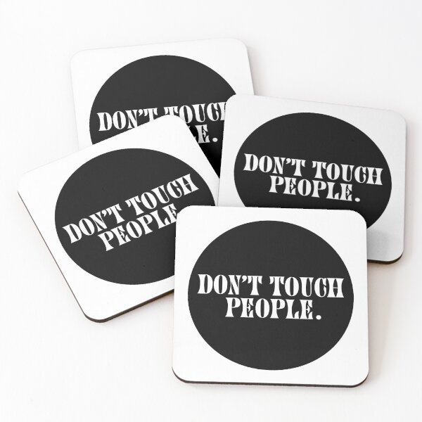 Item preview, Don't Touch People designed and sold by savharwood.