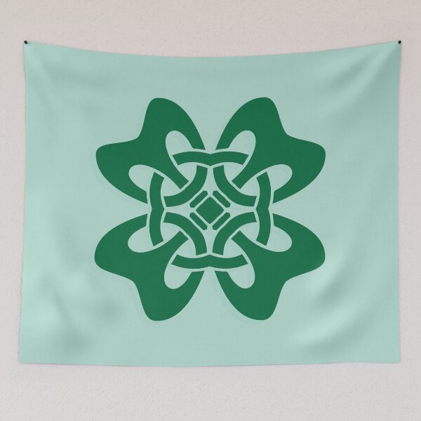 Item preview, Irish Celtic Four Leaf Clover Knot designed and sold by Anna Lemos.