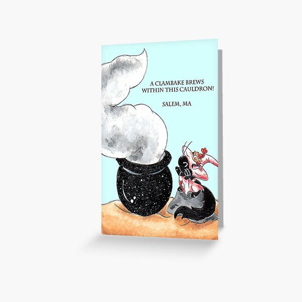 Clambaking in Salem Greeting Card