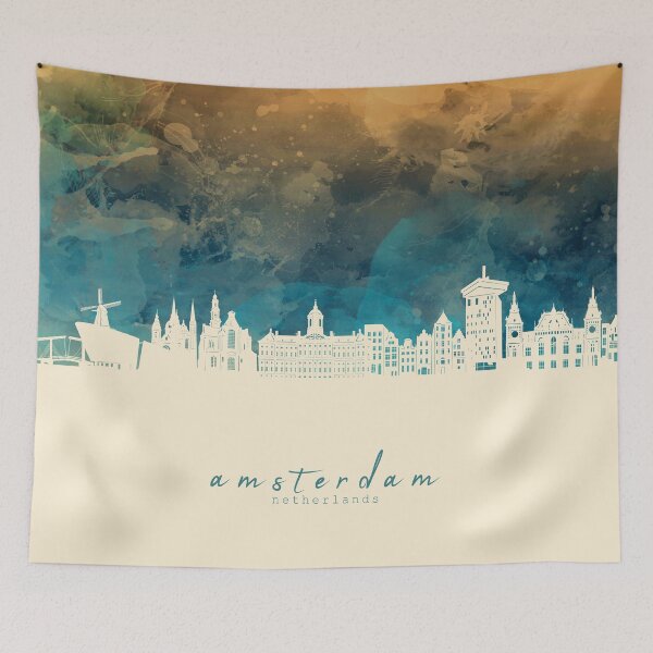 Item preview, amsterdam skyline designed and sold by BekimART2.