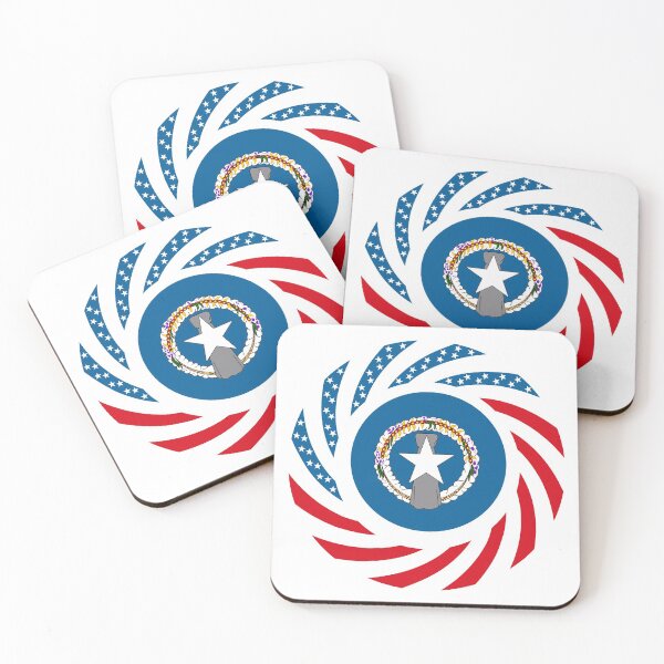 Item preview, Northern Mariana American Multinational Patriot Flag Series designed and sold by Carbon-Fibre Media.