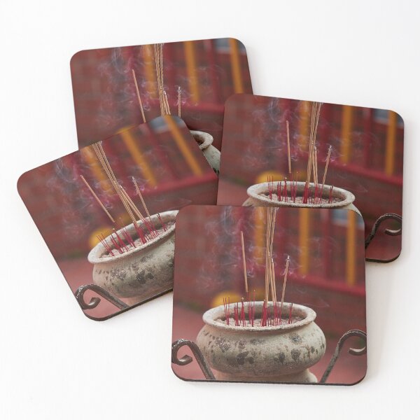Item preview, Offering incense in a Chinese temple. designed and sold by Howard  Boyd.