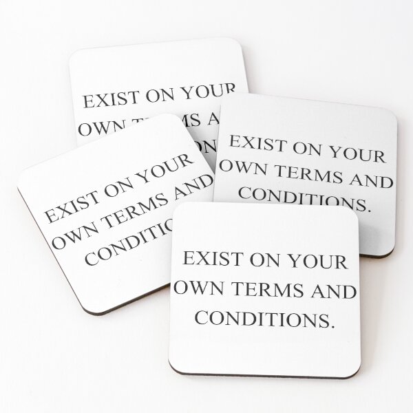 Item preview, exist on you own terms and conditions designed and sold by motivation4you.