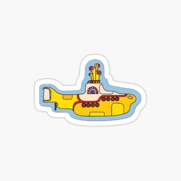 The Beatles Yellow Submarine Print Sticker