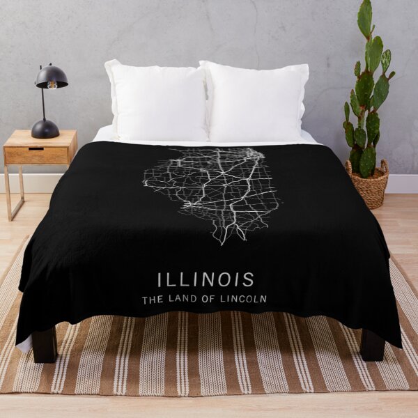 Item preview, Illinois State Road Map designed and sold by clarkstpress.