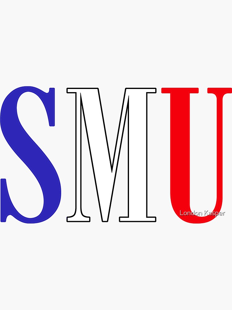 Southern Methodist University Class Of 2024 Sticker For Sale By   Bg,f8f8f8 Flat,750x,075,f Pad,750x1000,f8f8f8 