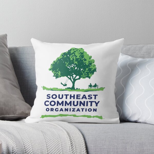 Show your support of the Southeast side of St. Paul, MN! (Logo with white background.) Throw Pillow