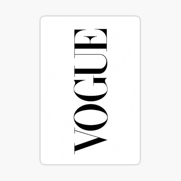 vogue text Sticker