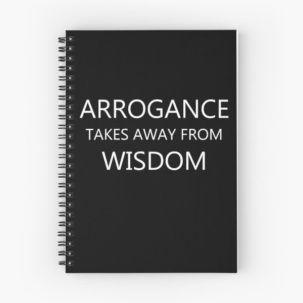 Item preview, Arrogance and Wisdom - Motivation Quote designed and sold by 247Creations.