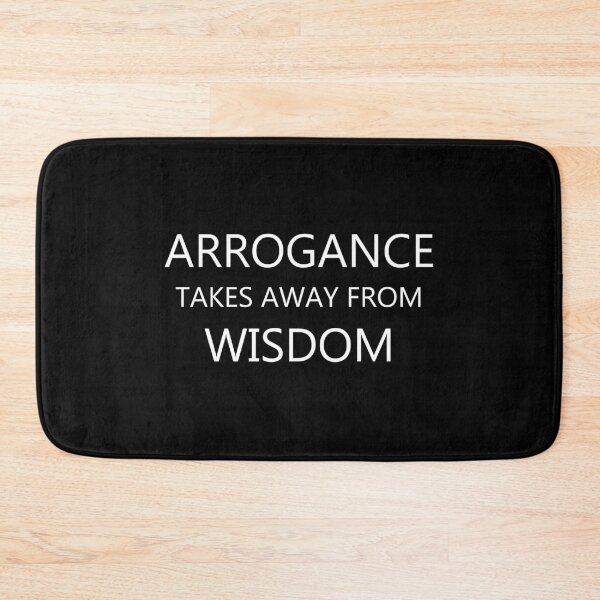 Item preview, Arrogance and Wisdom - Motivation Quote designed and sold by 247Creations.
