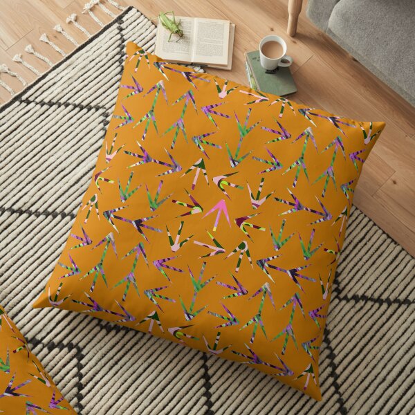 Turkey Tracks Floor Pillow