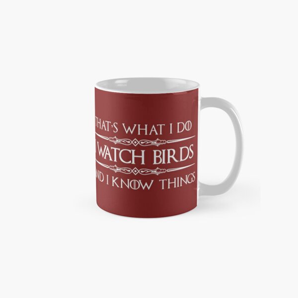 Easily Distracted by Birds Mug,11 oz White Coffee Mugs, Good Christmas Presents, Amazing Birding Coffee Tea Cups for Bird lovers, New Year Present