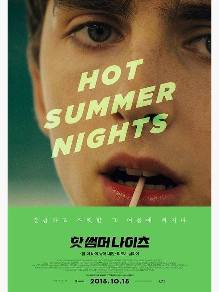 Hot Summer Nights Korean Poster Poster for Sale by andi0521