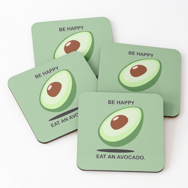 Item preview, Be happy, eat an avocado. designed and sold by vegaonstage.