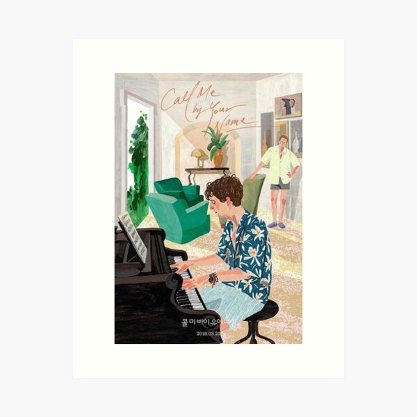 Item preview, Call Me By Your Name Korean Poster designed and sold by andi0521.