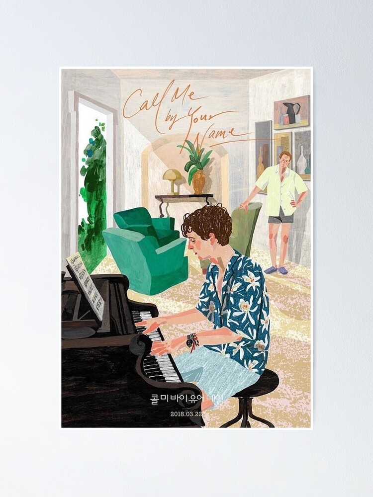 Call Me By Your Name Korean Poster Poster By Andi0521 Redbubble