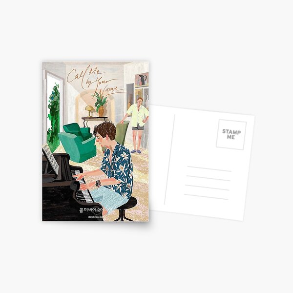 Item preview, Call Me By Your Name Korean Poster designed and sold by andi0521.