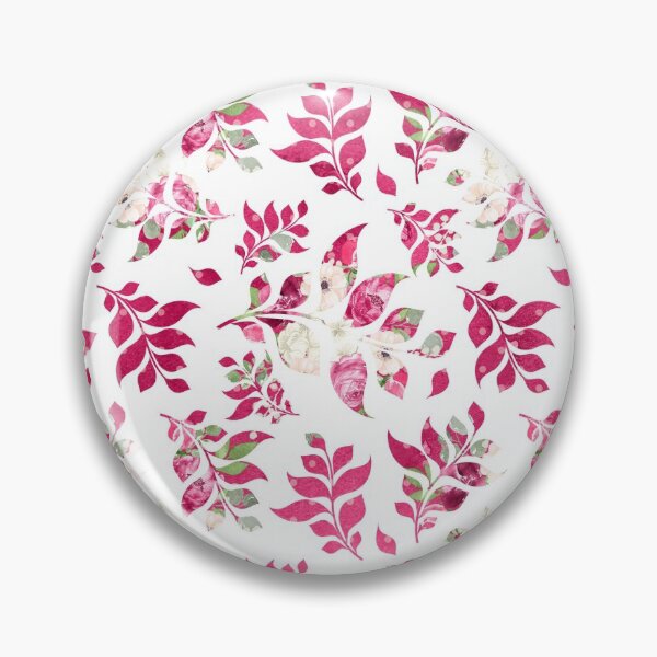 Item preview, RED AND WHITE LEAF WATERMARK designed and sold by Ivy & Foxglove Designs.