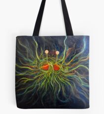 Flying Spaghetti Monster Painting- The Cosmic Pastalord Tote Bag