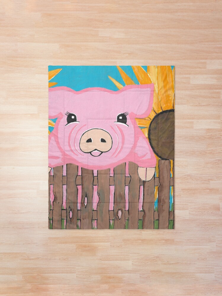 pig baby comforter