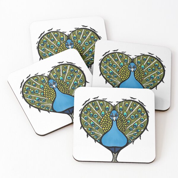 Item preview, Heart Peacock  designed and sold by hannaHKyong.