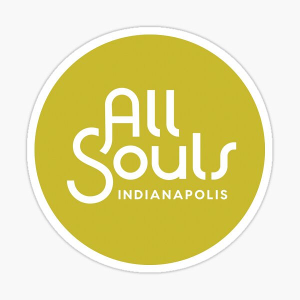 Chartreuse All Souls Indy Logo Sticker