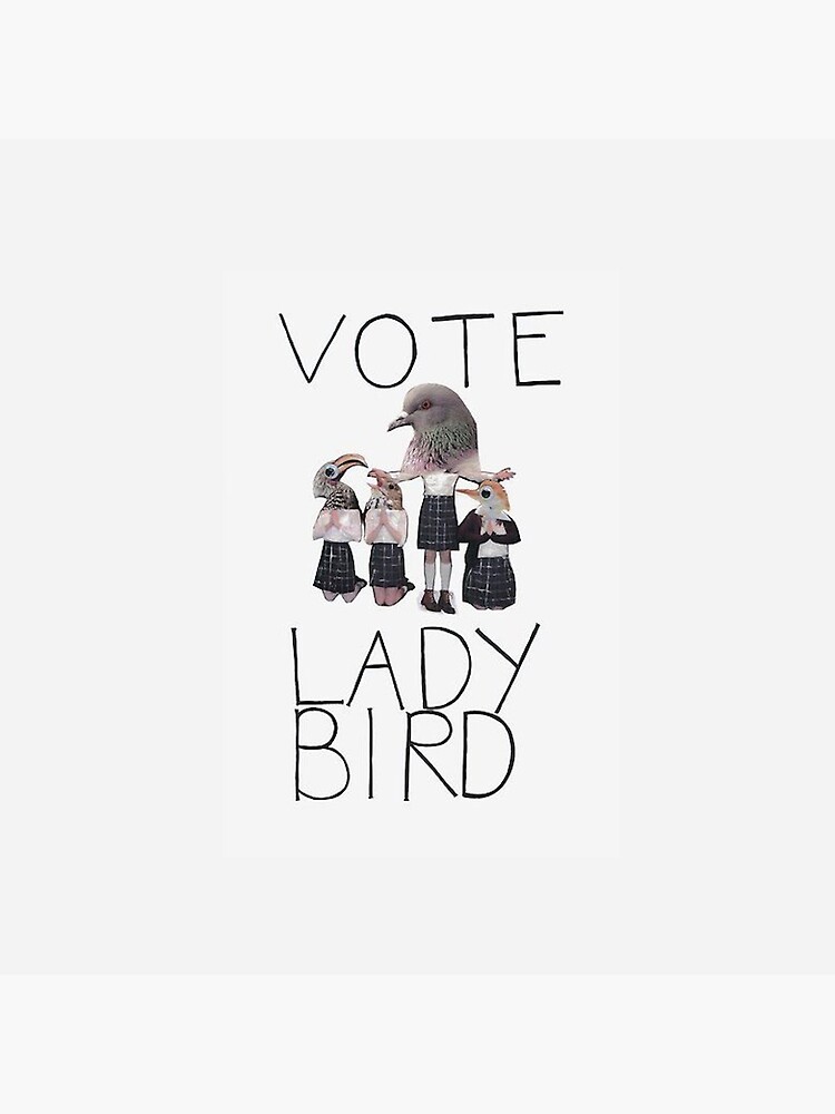 Thumbnail 3 of 3, Pin, Vote Lady Bird designed and sold by andi0521.