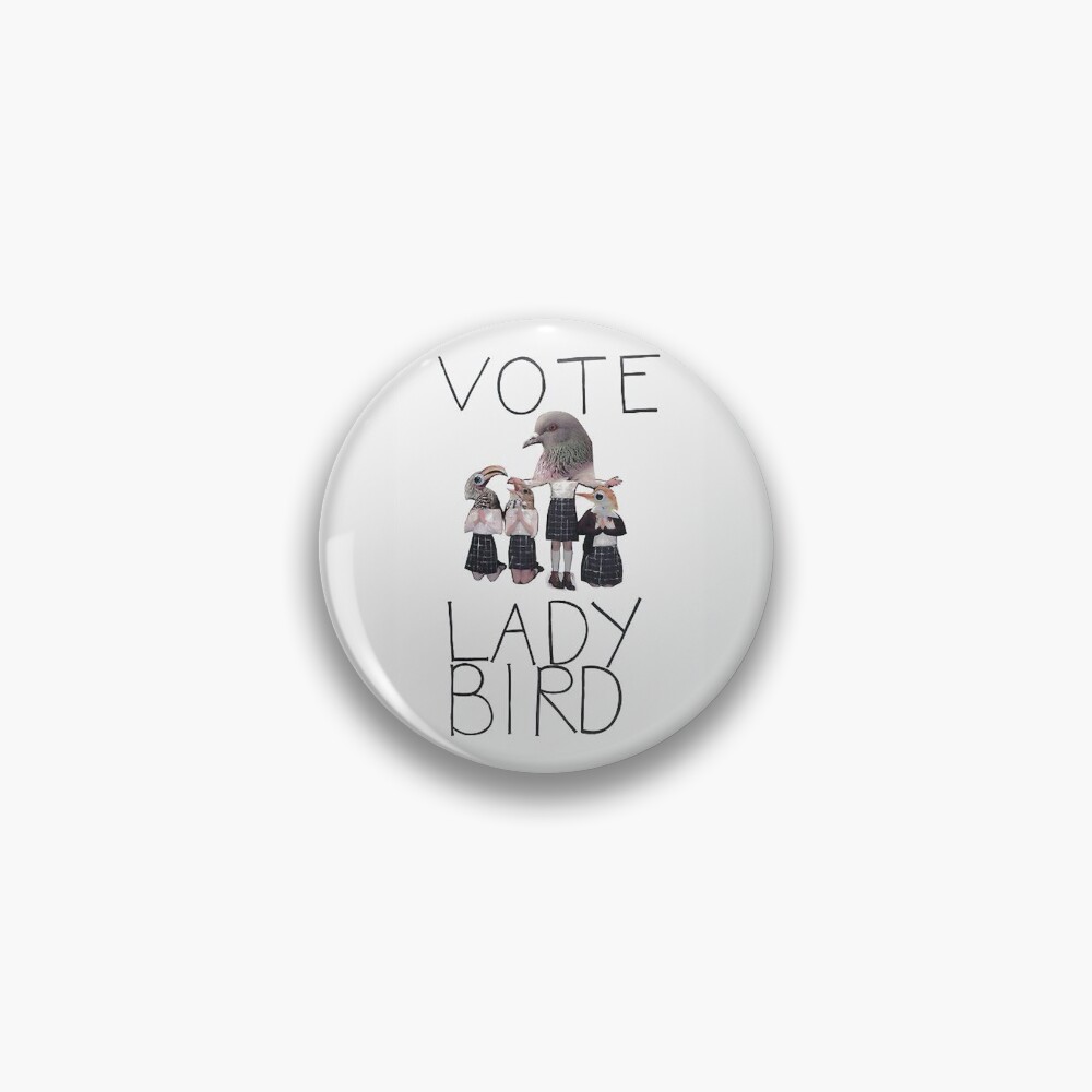 Vote Lady Bird Pin