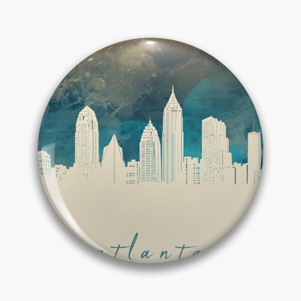 Artikelvorschau, atlanta skyline entworfen und verkauft von BekimART2.