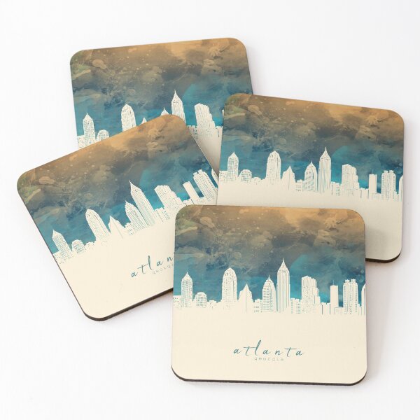 Item preview, atlanta skyline designed and sold by BekimART2.
