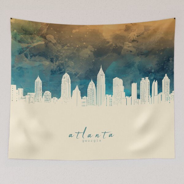 Artikelvorschau, atlanta skyline entworfen und verkauft von BekimART2.
